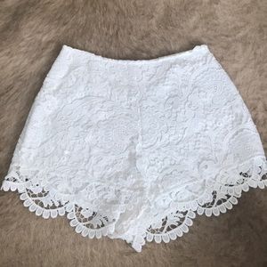 Stone Cold Fox white lace bloomers.